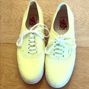 Yellow Vans Lo Pro